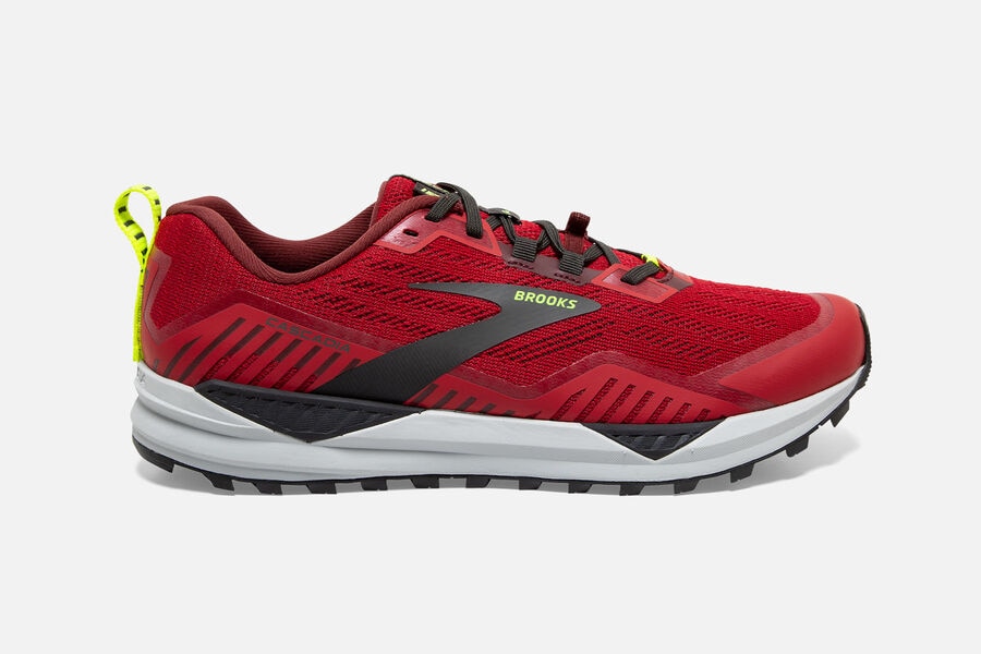 Zapatillas Trail Brooks Cascadia 15 Hombre Rojas/Rojas Oscuro/Negras Ofertas ETWI08476